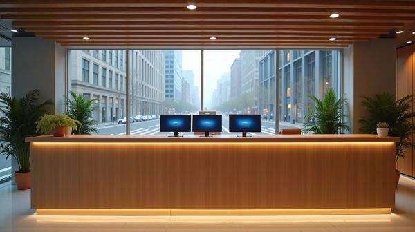 Comptoir et meuble de caisse : ergonomie et flux clients